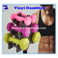 Vinyl dumbbell set wholesale cast iron dumbbell